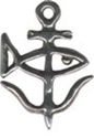Picture of 4015   Christian Fish  and Anchor Pendant 