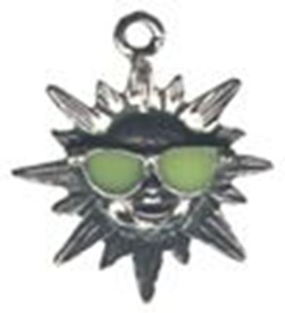 Picture of 4033   Sun with Glasses Pendant 