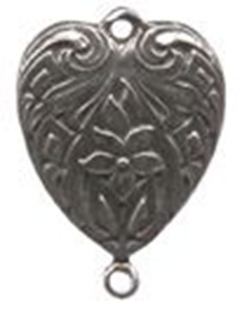 Picture of 4055   Heart Double Ring Pendant 