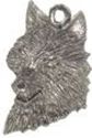 Picture of 4067   Wolf Head Pendant 