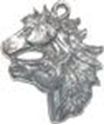 Picture of 4074   Horse Heads Pendant  
