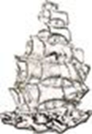 Picture of 4077   Ship Pendant 