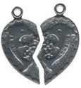 Picture of 5017   Dolphin Best Friends Pendant 