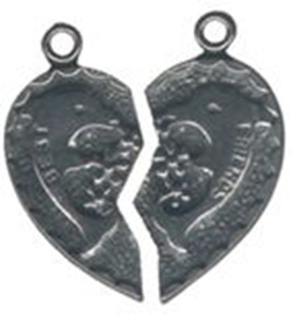 Picture of 5017   Dolphin Best Friends Pendant 