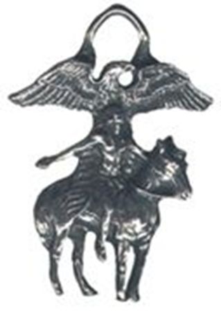 Picture of 5053   Indian on Horse Pendant 