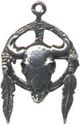 Picture of 5078   Skull Medicine Wheel Pendant 