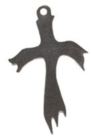 Picture of 5083   Wavy Cross Pendant 