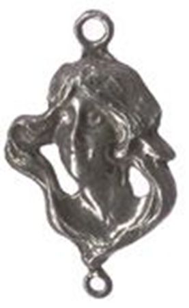 Picture of 5107   Victorian Lady Double Ring Pendant 