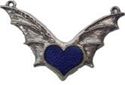 Picture of 6130   Heart With Bat Wings Pendant  
