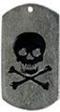Picture of 6138   Skull & Cross Bones Pendant 