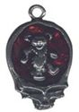Picture of 7041   Dancing Bear Skull Pendant 