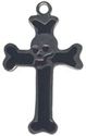 Picture of 7074   Cross Skull Pendant 