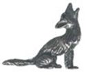 Picture of A1011   Coyote Figurine 