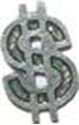Picture of B2009   Dollar Pin 