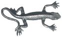 Picture of D4089   Lizard Figurine 