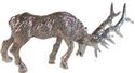 Picture of G7065   Elk Bull head Down Figurine 