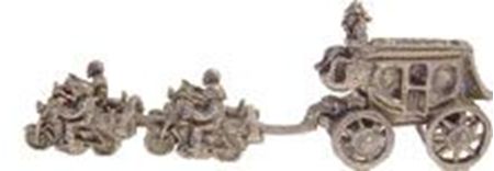 Picture of H8045   Stagecoach with Bikers Figurine 